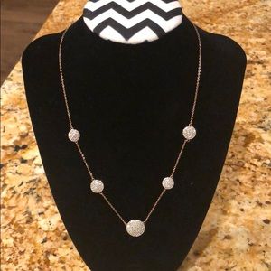 Micheal kors Rose gold necklace